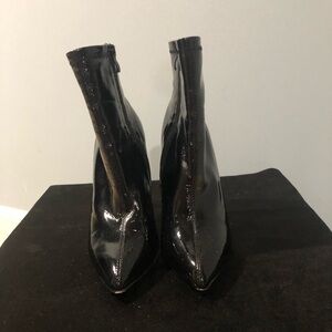 Catherine Malandrino Black Heeled Boots SZ 7.5